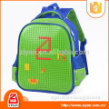 European cartoon alibaba express kids green diy school backpack